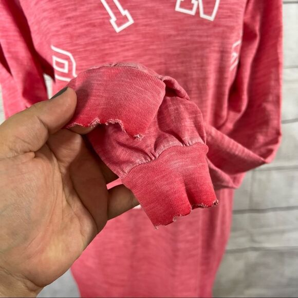 PINK by Victoria's Secret Long Sleeve Burnout Distressed Tee Size Extra Small - Picture 7 of 13